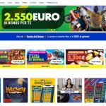 Lottomatica: 2550€ euro per i nuovi utenti
